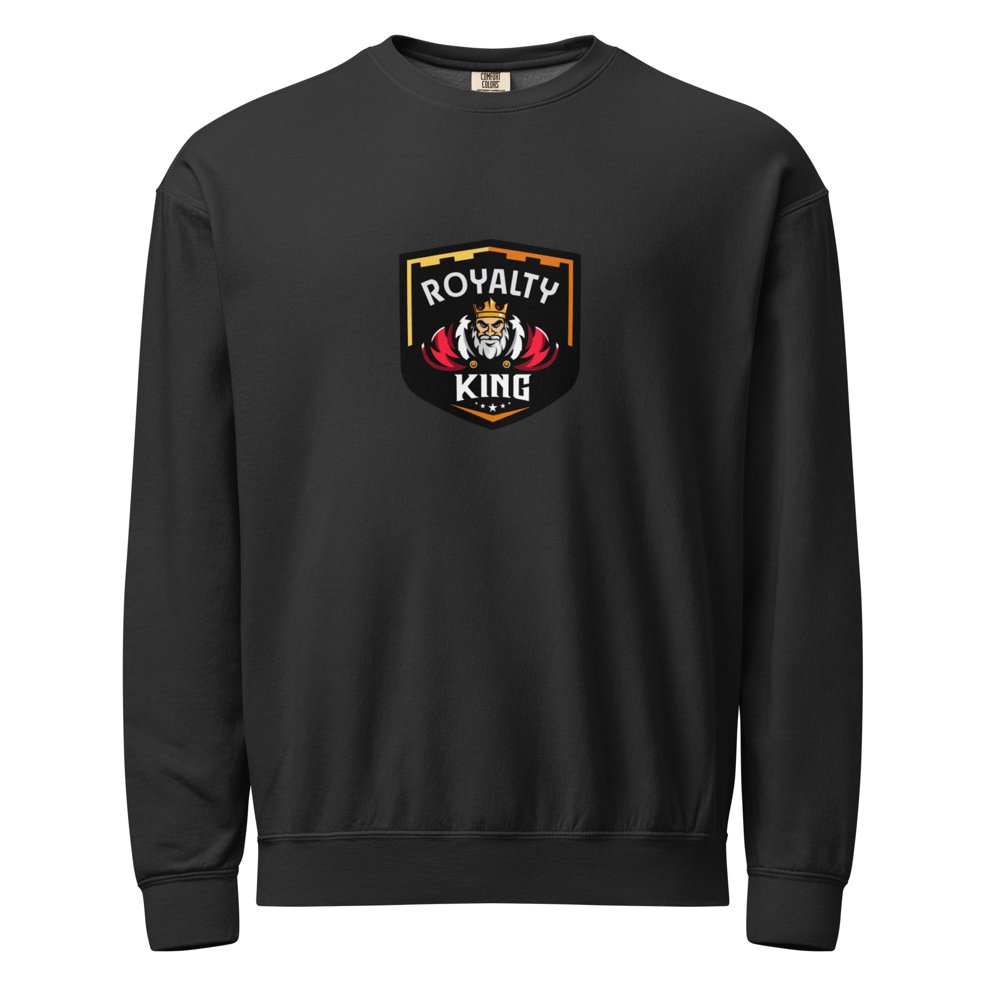 Unisex garment-dyed fleece crewneck sweatshirt - Image 4