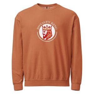 Unisex garment-dyed fleece crewneck sweatshirt